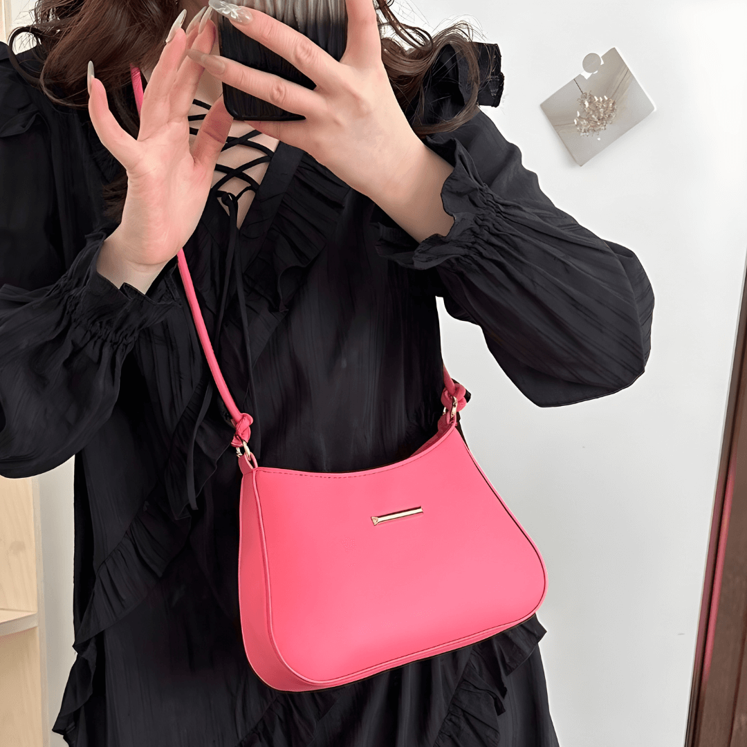 Luxury Women's Compact Underarm Square Purse